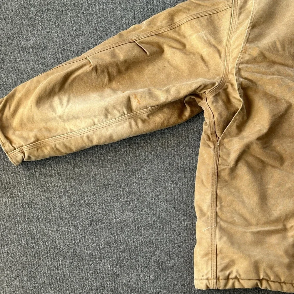 Carhartt Traditional Coat‎ Mens 2XL Brown Duck C03 Quilted Lined Workwear USA
